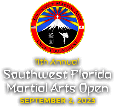 Logo: 11th Annual Southwest Florida Martial Arts Open - September 2, 2023
